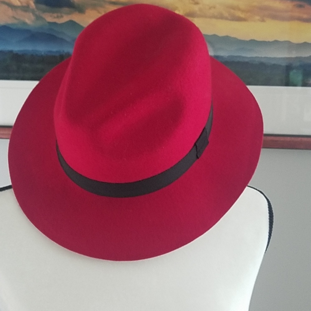 The Hatter red fedora